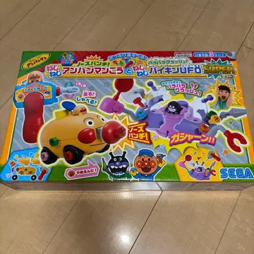 나사나사 호빵맨 고와 산산조각 크러쉬! 세균 UFO Super 세트