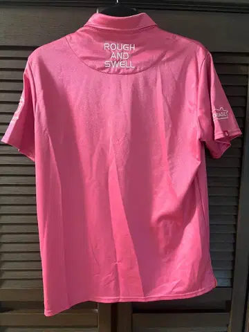 ROUGH AND SWELL 핑크 피케 셔츠