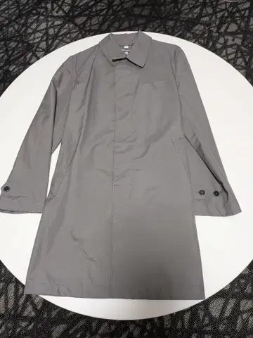 그레이 스텐카라 코트 벨트 포함