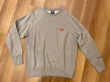 FTC SMALL BOX LOGO CREW NECK SWEAT GRAY
