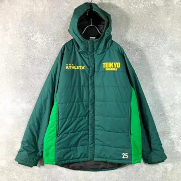 ATHLETA 다운 코트 그린 후디 테이쿄 나가오카 축구