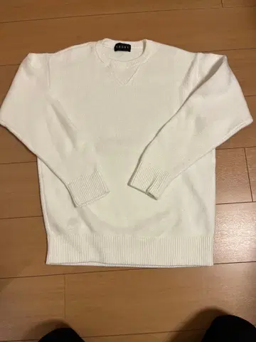 [ 새상품급 ] CABaN TOMORROWLAND 코튼 니트 화이트 M