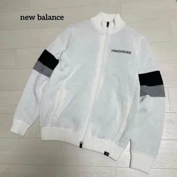 뉴발란스 골프웨어 니트 자켓 긴팔 포켓 집업