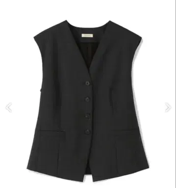 우스터 울 트로피컬 프렌치 슬리브 베스트