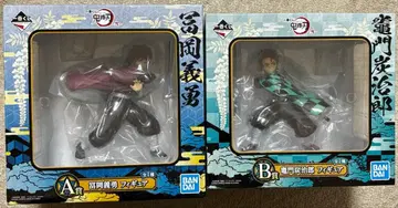 귀멸의 칼날 토미오카 기유 카마도 탄지로 피규어