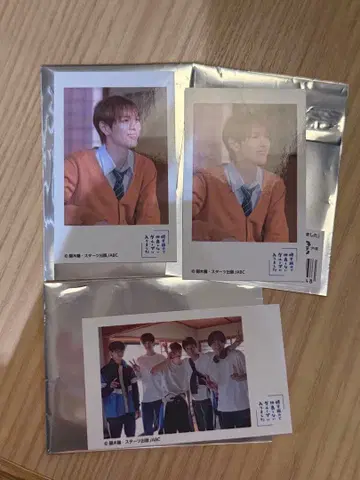 수학여행에서 친하지 않은 그룹에 들어갔습니다 폴라로이드풍 트레이딩 카드