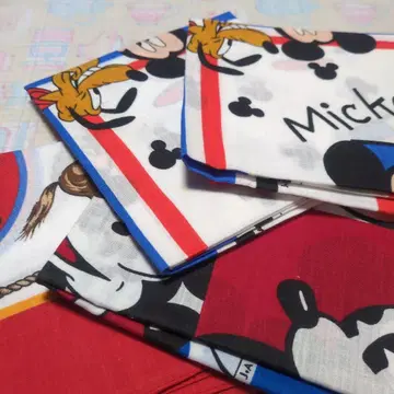 미키마우스 & 플루토 외 반다나 4개 세트