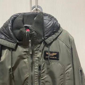 ALPHA 알파 후디드 리브 자켓