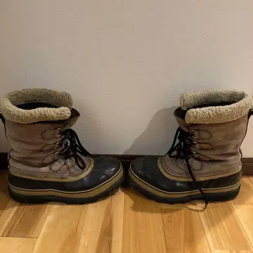 SOREL Caribou 방수 부츠 브라운/블랙 26cm