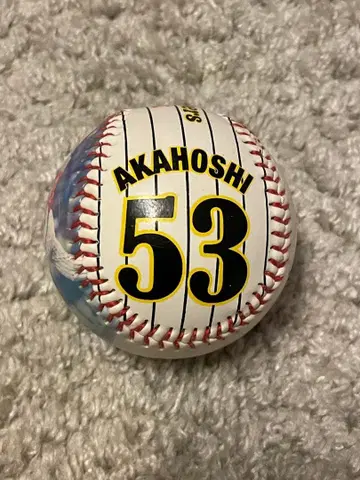 아카호시 선수 사인 포함 공 53