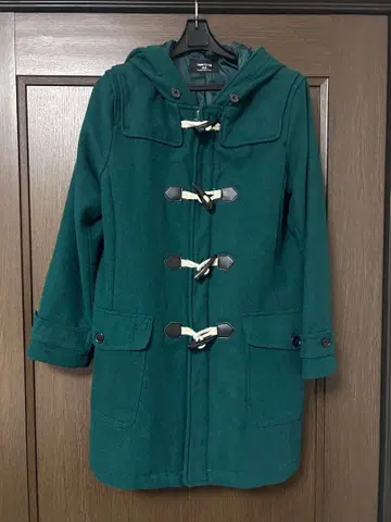 [ 새상품급 ] COMME CA ISM 더플 코트 다크 그린 160cm