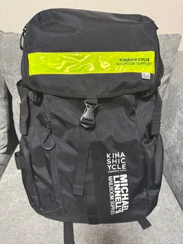 KINASHI CYCLE 블랙 백팩