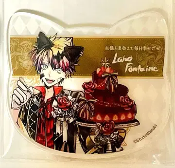 악마 집사와 검은 고양이 아쿠네코 로노 난자타운 아크릴 코스터