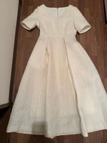 JENNI 아이보리 반팔 원피스 S 사이즈