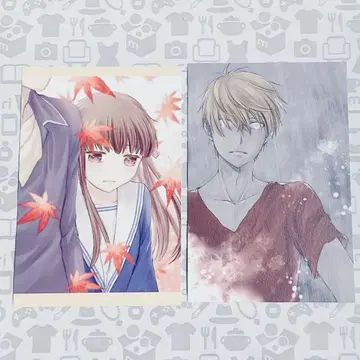 후르츠 바스켓 후루바 카페 엽서