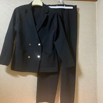 AOKI 파자마 수트 블랙 팬츠 수트 L 사이즈