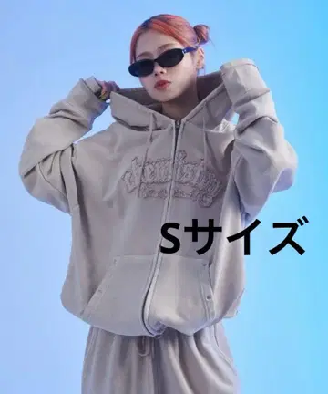 금일 한정 sedacle 피그먼트 가공 지퍼 후드티 베이지 S