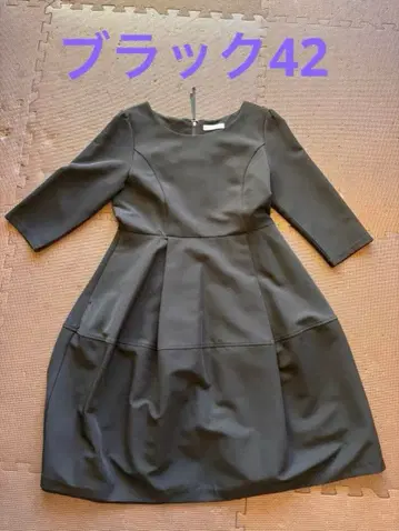 REGINA 레지나 스레 후디 원피스 블랙 42