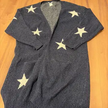 ZARA 키즈 별 패턴 롱 가디건