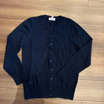 LACOSTE 네이비 긴팔 가디건 40