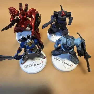 건담 미니어처 피규어 리얼 컬러