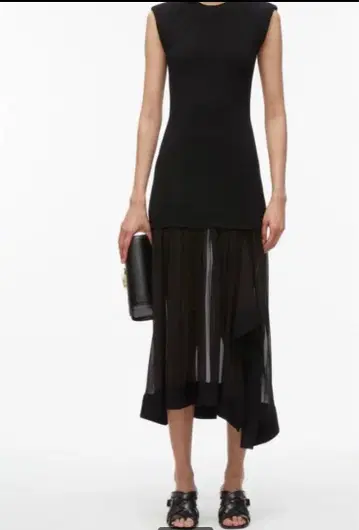 새상품급 슬리브리스 쉬폰 원피스 / 3.1 Phillip Lim