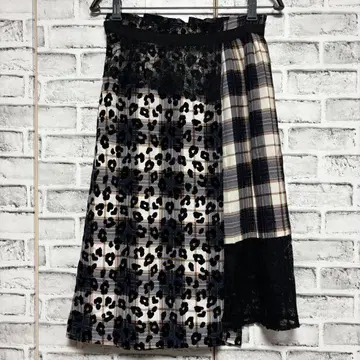 RE.VEROFONNA 베로폰나 플레어 스커트 플리츠 이소재 38