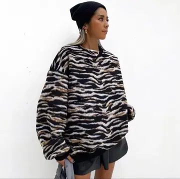 SUDO shaggy big sw [ zebra ] 스우드