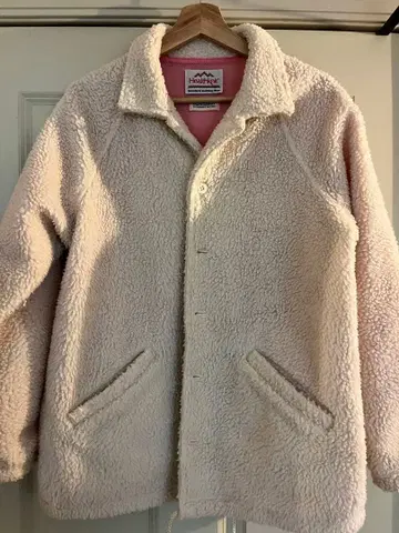 Healthknit BEAMS BOY 핑크 보아 자켓