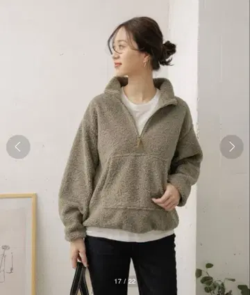 DOORS 보아 하프 ZIP 풀오버 미사용 새상품