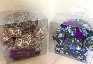 유자와야 리버티 프린트 바늘 방석 미니어처 소파 인형용 소파