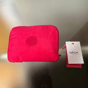 Kipling 에코백 핑크 블루