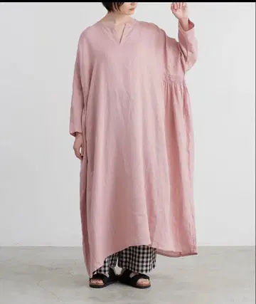 HEAVENLY 헴프 셔링 원피스