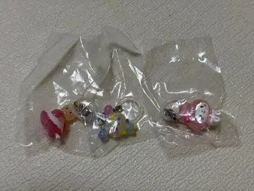 산리오 윳토메지루시 액세서리 우사하나 마이멜로디 마론 크림