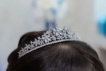 브라이드 미 티아라 결혼식 브라이덜