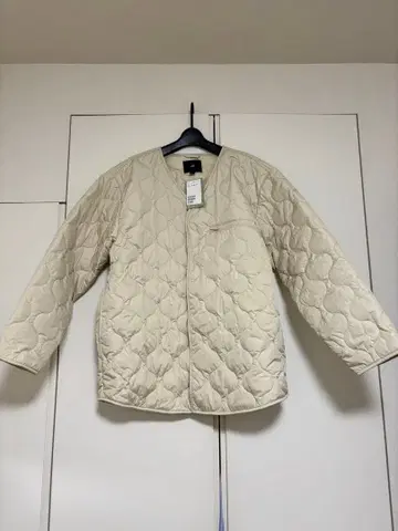 H&M 퀼팅 자켓 아이보리 M(L 상당)