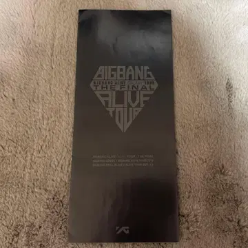 BIGBANG ALIVE TOUR THE FINAL 투어 팜플렛