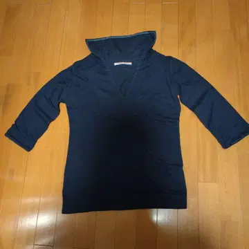 45r 네이비 세일러 카라 긴팔 티셔츠 사이즈 2