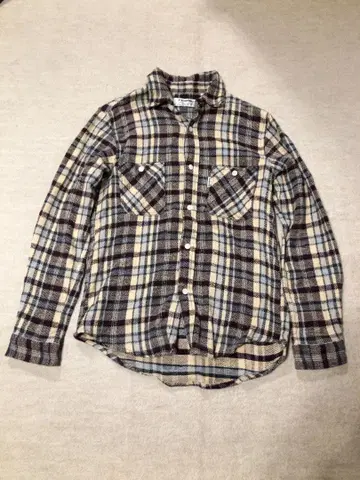 새상품급! H.R. MARKET 체크 무늬 플란넬 셔츠 S