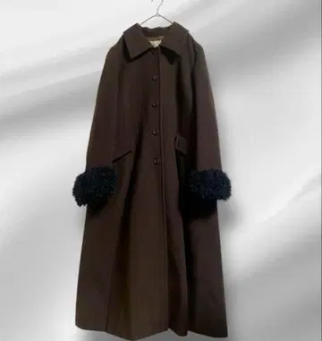 빅 사이즈! Aylesbury/울/롱 코트/ L L