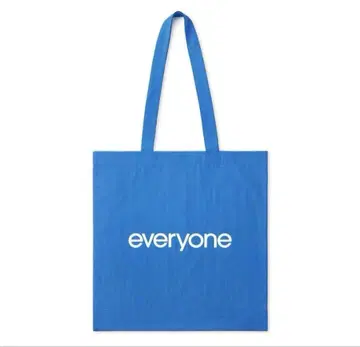 마에바시 한정 everyone logo tote bag BLUE