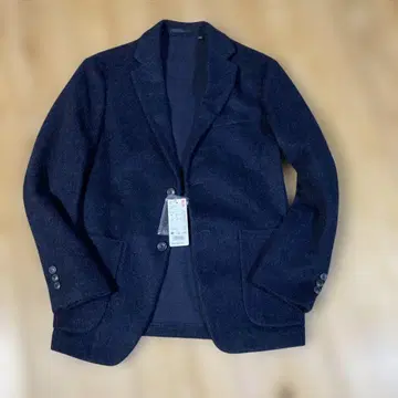 UNIQLO 울 블렌드 컴포트 자켓 M 네이비