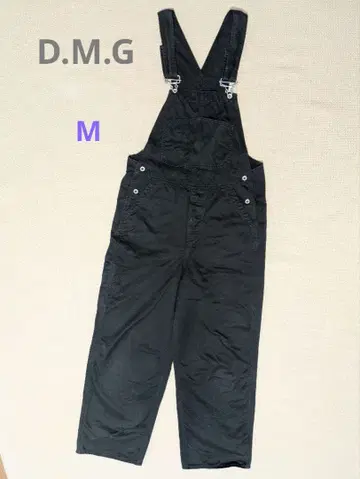 D.M.G 블랙 살로펫 오버롤 M