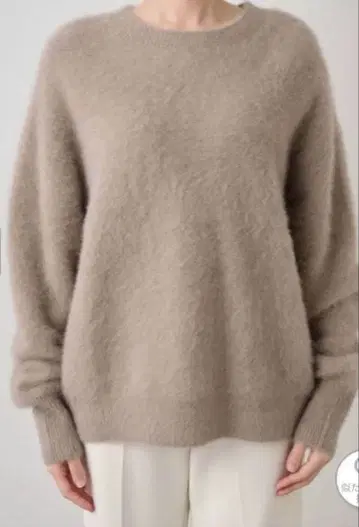 Whim Gazett 택 포함 새상품 퍼 크루넥 풀오버