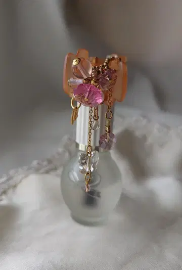 컴플렉스 비즈 비즈 부착 플라워 프티 클립