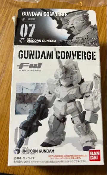 GUNDAM CONVERGE 07 유니콘 건담 레어