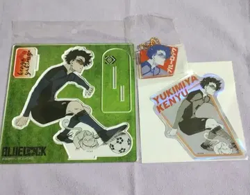 블루 록 아크릴 스탠드 스티커 아크릴 키링 유키미야 켄유