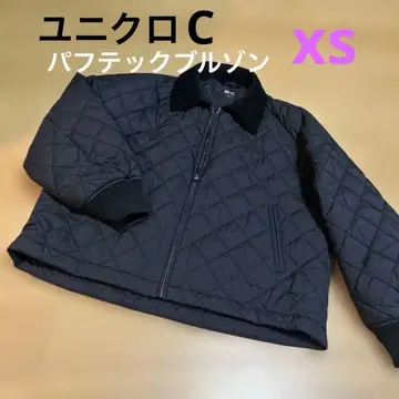 유니클로 C 블랙 퀼팅 자켓 xs