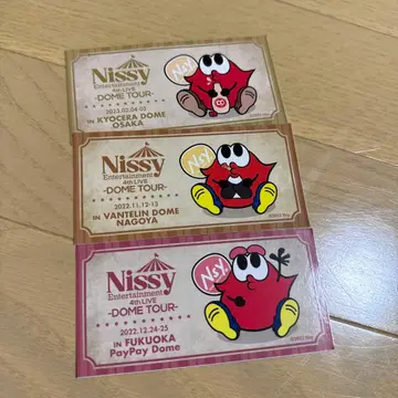 nissy 4th dome tour 스티커