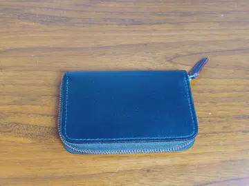 츠치야 가방 브라이들 지퍼 코인 퍼스 카드 케이스 다크 그린